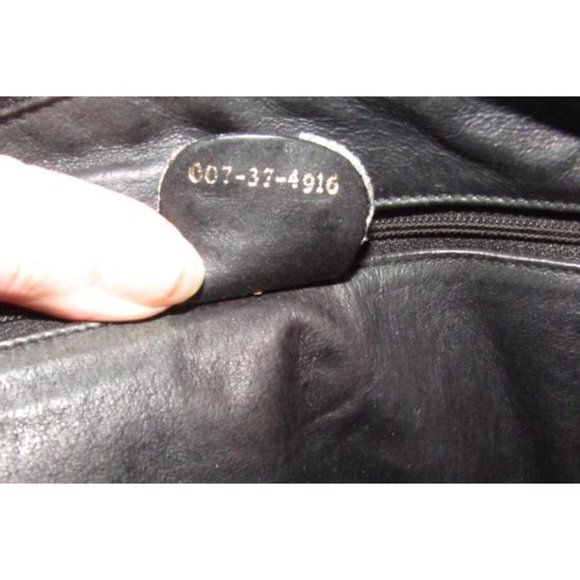 Gucci Early Bamboo Web Supreme 2-Way Buttery Soft Black Leather With Gold Accent - Picture 6 of 12